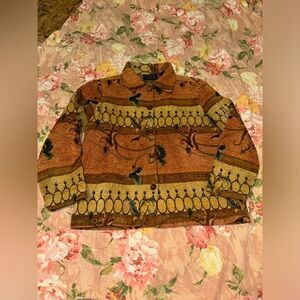 90s Willow Ridge tapestry jacket